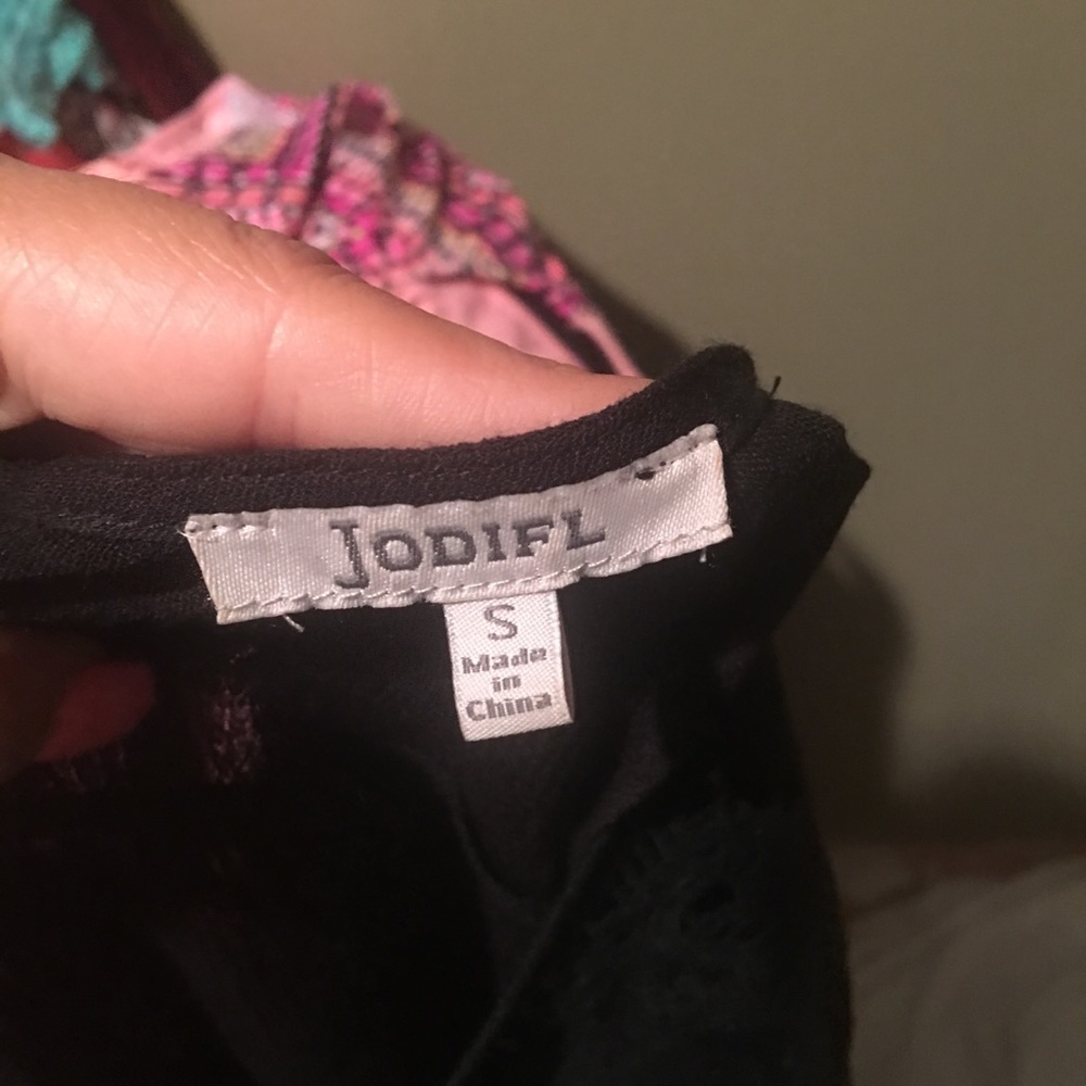 Jodifl Women’s Blk Flowy Long Sleeve Top SZ S - Picture 8 of 8